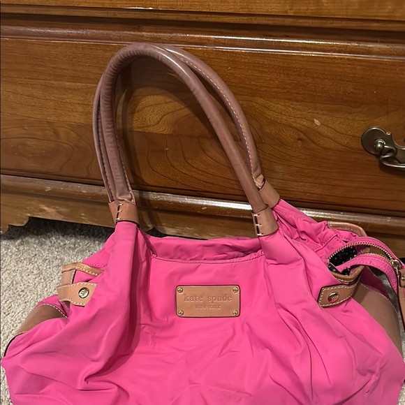 kate spade Handbags - Kate Spade Pink Shoulder Bag with Gold Hardware